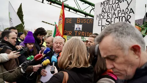 La Unión Nacional de Asociaciones del Sector Primario Independientes (Unaspi) convoca una protesta contra el acuerdo de la Unión Europea y Mercosur. Fotos: Eduardo Margareto