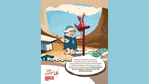 Los secretarios generales de Comisiones Obreras León y Asturias, Elena Blasco y José Manuel Zapico, presentan la campaña contra los peajes en la autopista del Huerna.