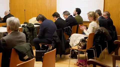 Última jornada del juicio de la ‘trama eólica’. Foto: Leticia Pérez.