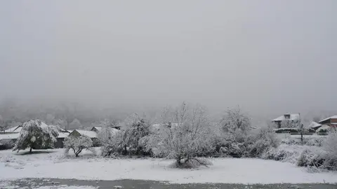 Temporal de nieve en El Bierzo. fotos: César Sánchez