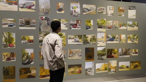 Presentación de la exposición 'Félix de la Concha. Coreografías de la atención'. Foto: César Sánchez.