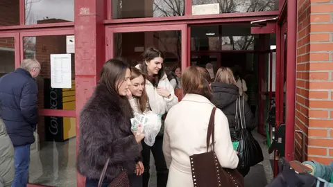 Examen de aspirantes para las plazas de Formación Sanitaria Especializada en las titulaciones de Medicina, Enfermería, Farmacia, Psicología, Biología, Física y Química. Foto: Rubén Cacho.