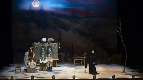 Un instante de la comedia burlesca 