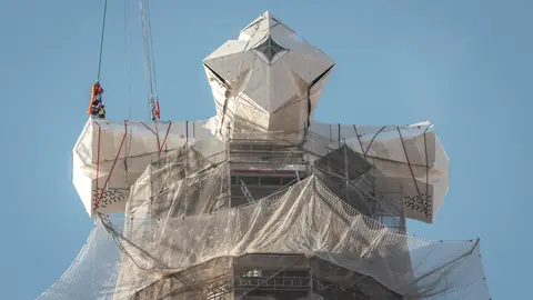 El vidrio fabricado por Tvitec será el gran protagonista visual del mirador de la Sagrada Familia de Barcelona, situado a más de 170 metros de altura, y desde el que se podrá contemplar la ciudad. Las obras del espectacular templo diseñado por Antonio Gaudí están a punto de culminar. Foto: Sagrada Familia.
