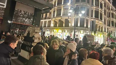 La Plataforma León Sur ha llevado este jueves a las puertas del Ayuntamiento de la capital su rechazo a la planta de biomasa proyectada en Puente Castro.