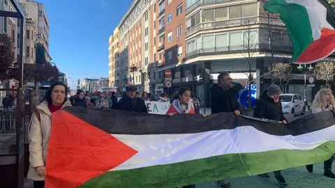 Manifestación este sábado de Marea Palestina en León contra el genocidio 