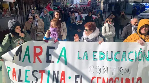 Manifestación este sábado de Marea Palestina en León contra el genocidio 