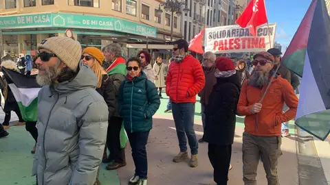 Manifestación este sábado de Marea Palestina en León contra el genocidio 