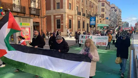 Manifestación este sábado de Marea Palestina en León contra el genocidio 