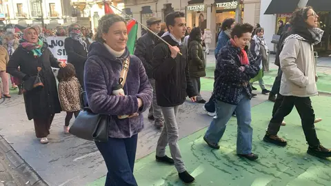 Manifestación este sábado de Marea Palestina en León contra el genocidio 
