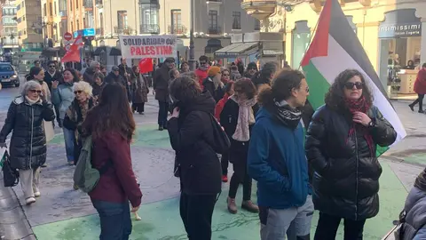 Manifestación este sábado de Marea Palestina en León contra el genocidio 