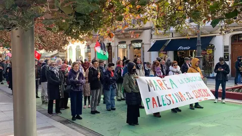 Manifestación este sábado de Marea Palestina en León contra el genocidio 