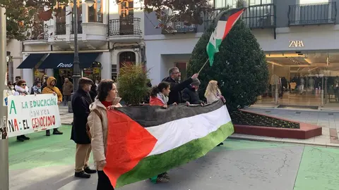 Manifestación este sábado de Marea Palestina en León contra el genocidio 