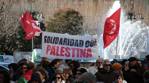 Manifestación este sábado de Marea Palestina en León contra el genocidio 