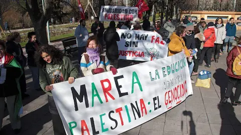 Manifestación este sábado de Marea Palestina en León contra el genocidio 