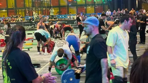 León se ha convertido durante el fin de semana en el epicentro del crossfit con la celebración del February Challenge, que ha reunido en el Palacio de Exposiciones a más de 2.620 atletas procedentes de toda España y Portugal. Foto: Ayto. León