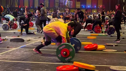 León se ha convertido durante el fin de semana en el epicentro del crossfit con la celebración del February Challenge, que ha reunido en el Palacio de Exposiciones a más de 2.620 atletas procedentes de toda España y Portugal. Foto: Ayto. León