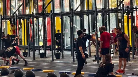 León se ha convertido durante el fin de semana en el epicentro del crossfit con la celebración del February Challenge, que ha reunido en el Palacio de Exposiciones a más de 2.620 atletas procedentes de toda España y Portugal. Foto: Ayto. León