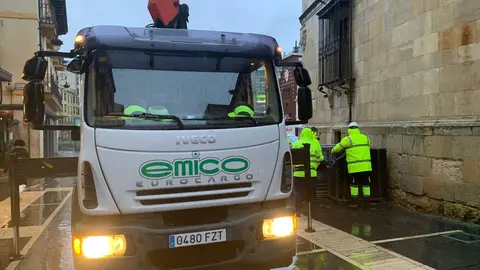 Arrancan los trabajos de remodelación de la calle Ancha de León.