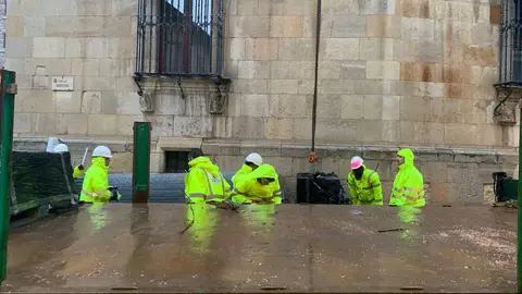 Arrancan los trabajos de remodelación de la calle Ancha de León.