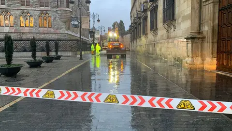 Arrancan los trabajos de remodelación de la calle Ancha de León.