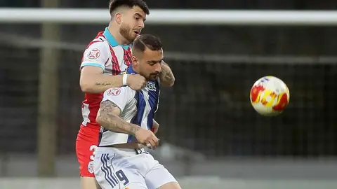 La Ponferradina salió de Anxo Carro con una victoria muy trabajada por 0-2 ante el Lugo en el conocido como derbi de Los Ancares. Los goles de Andújar y Borja Valle confirmaron el actual momento dulce de los blanquiazules