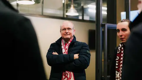 Reconocimiento de la Cultural a los aficionados que, tras desplazarse a Ceuta para estar con el equipo, se quedaron atrapados en la ciudad autónoma por la adversa climatología.