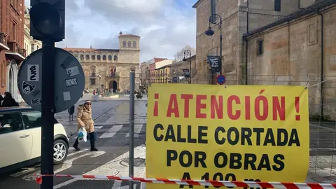 Arrancan los trabajos de remodelación de la calle Ancha de León.