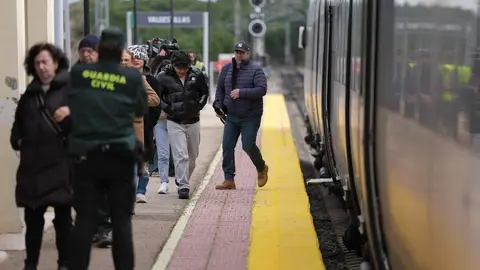 Un tren de media distancia entre Puebla y Valladolid arrolla 