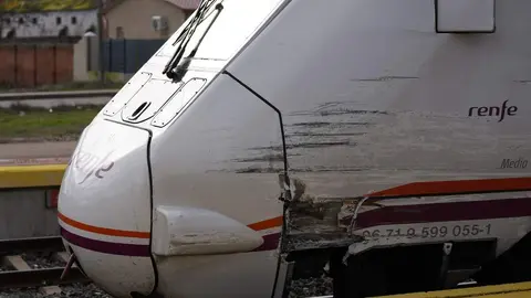 Un tren de media distancia entre Puebla y Valladolid arrolla 
