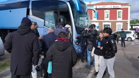 Un tren de media distancia entre Puebla y Valladolid arrolla 