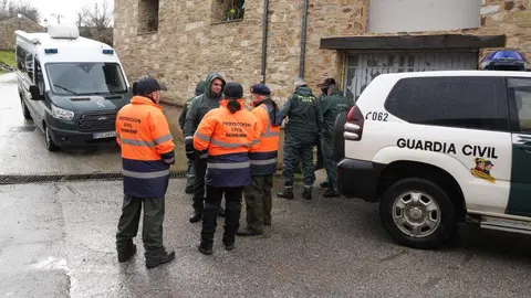 Dispositivo de búsqueda del octogenario desaparecido en Noceda del Bierzo. Foto: César Sánchez
