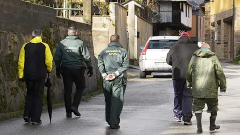 Dispositivo de búsqueda del octogenario desaparecido en Noceda del Bierzo. Foto: César Sánchez