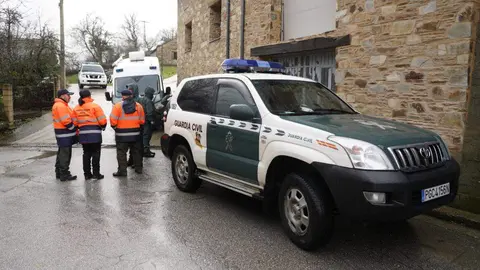 Dispositivo de búsqueda del octogenario desaparecido en Noceda del Bierzo. Foto: César Sánchez
