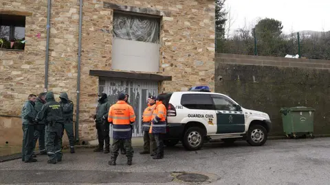 Dispositivo de búsqueda del octogenario desaparecido en Noceda del Bierzo. Foto: César Sánchez