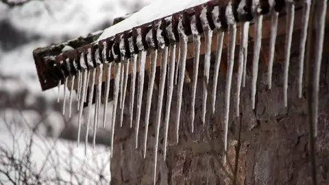 La nieve cubre los valles de la comarca de Arbás, León