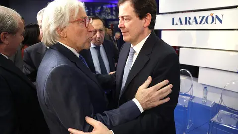 El presidente del PP de Castilla y León y candidato a la reelección a la Presidencia de la Junta, Alfonso Fernández Mañueco, protagoniza en Madrid, el desayuno informativo del diario La Razón. Foto: Juan Lázaro.
