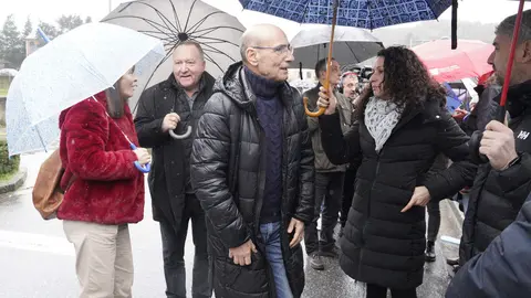 Manifestación de los ayuntamientos de Toreno, Páramo del Sil y Berlanga del Bierzo (León), para reclamar mejoras sanitarias en el medio rural. Foto: César Sánchez.