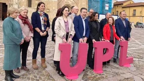 Acto de presentación de la candidatura de la Unión del Pueblo Leonés a las Cortes de Castilla y León. Foto: Peio García