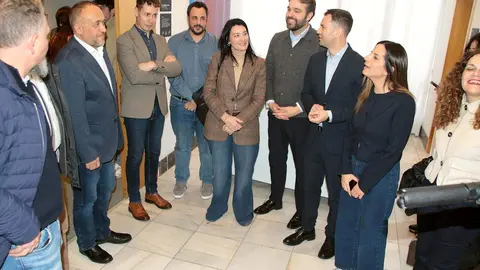 Jornada Política Municipal del PSOE de León, con la asistencia del secretario general, Javier Alfonso Cendón, la vicesecretaria general del PSOE de Castilla y León, Nuria Rubio, la secretaria adjunta a Organización y de Transparencia y Acción Democrática (CEF PSOE), Anabel Mateos, y el secretario de Política Municipal (CEF PSOE), Juan Francisco Serrano. Foto: Peio García