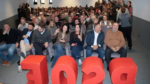 Jornada Política Municipal del PSOE de León, con la asistencia del secretario general, Javier Alfonso Cendón, la vicesecretaria general del PSOE de Castilla y León, Nuria Rubio, la secretaria adjunta a Organización y de Transparencia y Acción Democrática (CEF PSOE), Anabel Mateos, y el secretario de Política Municipal (CEF PSOE), Juan Francisco Serrano. Foto: Peio García