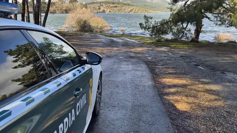 Imágenes de la Guardia Civil en Villameca.