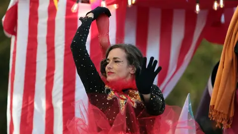 Cabalgata de Carnaval en la capital leonesa. Foto: Peio García