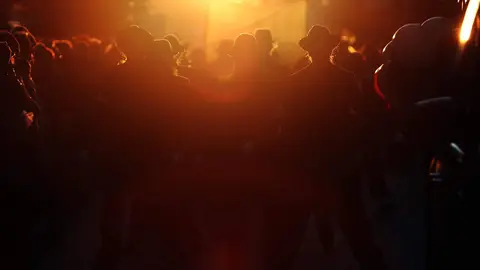 Cabalgata de Carnaval en la capital leonesa. Foto: Peio García