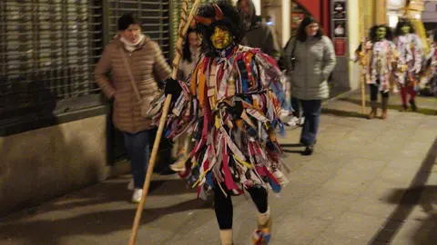Celebración del Entroido Berciano este sábado dando inicio al Carnaval de Ponferrada.
Foto: César Sánchez.