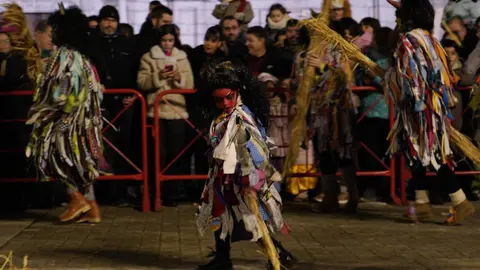 Celebración del Entroido Berciano este sábado dando inicio al Carnaval de Ponferrada.
Foto: César Sánchez.