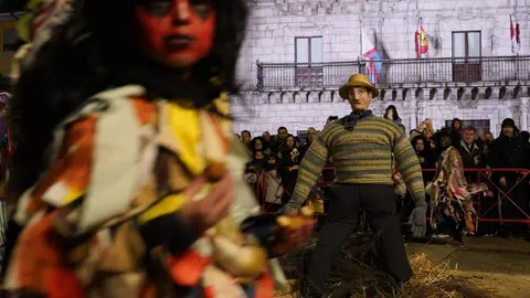 Celebración del Entroido Berciano este sábado dando inicio al Carnaval de Ponferrada.
Foto: César Sánchez.