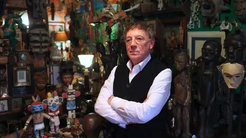 El poeta y artista visual leonés Juan Carlos Mestre. Foto: Juan Lázaro.