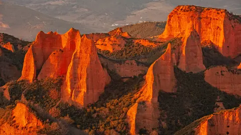 Las Médulas desde el Mirador de Orellán.