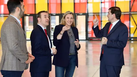 El candidato a la reelección a la Presidencia de la Junta de Castilla y León, Alfonso Fernández Mañueco, clausura el acto de presentación del programa electoral del Partido Popular de Castilla y León para las elecciones del 15 de marzo. Fotos: Campillo